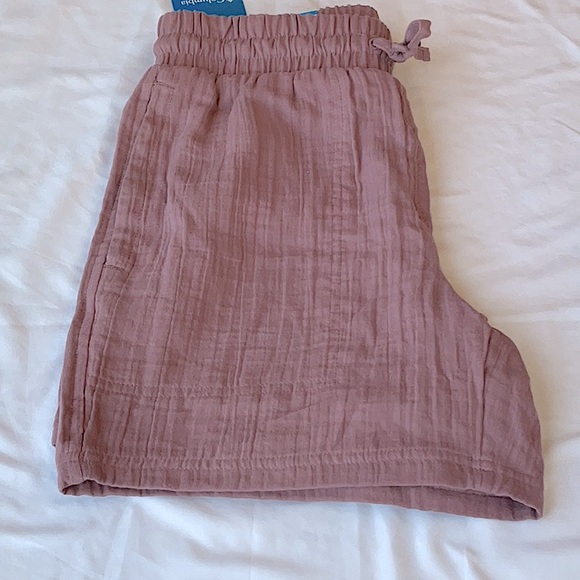 NWT Columbia Textured Mauve Shorts With 5 “ Inseam 3 Pockets Size Small - Picture 8 of 10